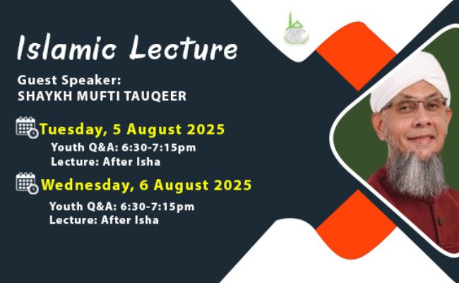 Slider - 650x450 - Islamic Lecture - Mufti - Tauqeer - 5-6Aug.png