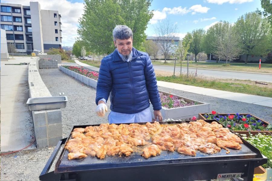 Gungahlin Mosque mini-Floriade BBQ event